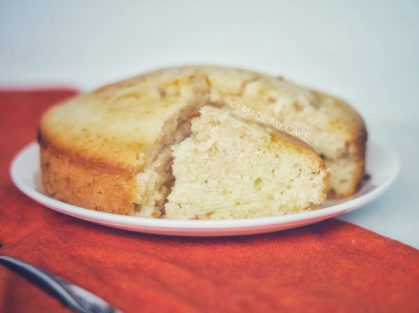 round Cake on a white plate