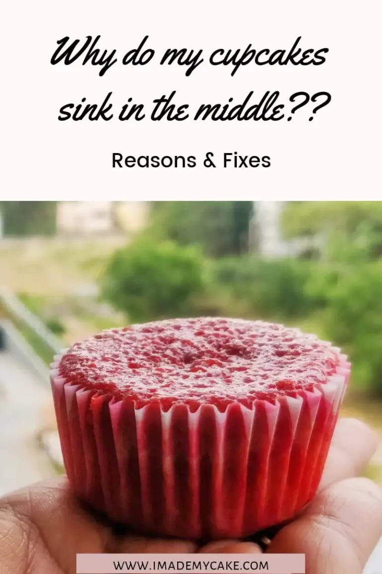 Why Do Cakes And Cupcakes Sink In The Middle? » I Made My Cake