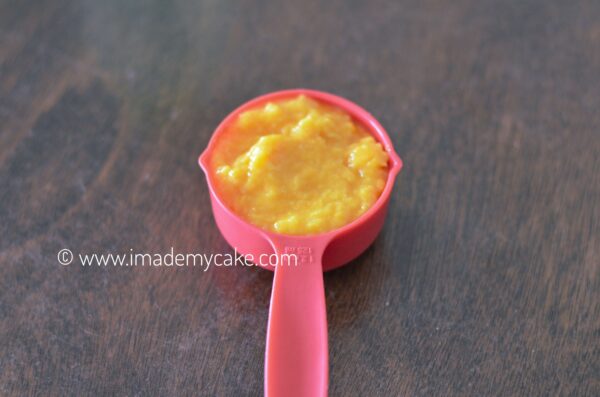 mango puree of one mango