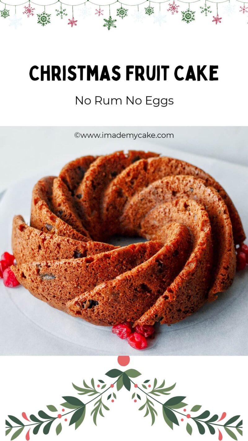 Spiced Fruit And Nut Cake ( Eggless Christmas Nut Cake) - Ruchiskitchen