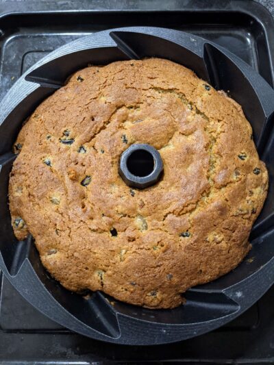 bundt shape christmas fruit cake