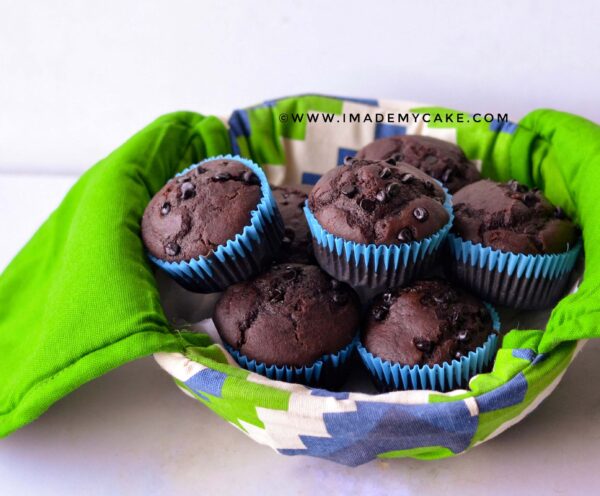 double chocolate muffins