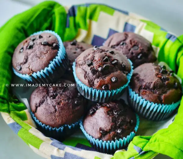double chocolate muffins