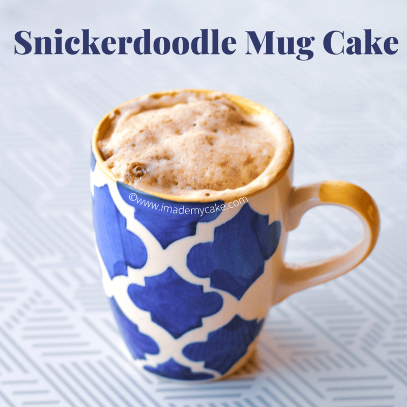 Snickerdoodle Mug Cake