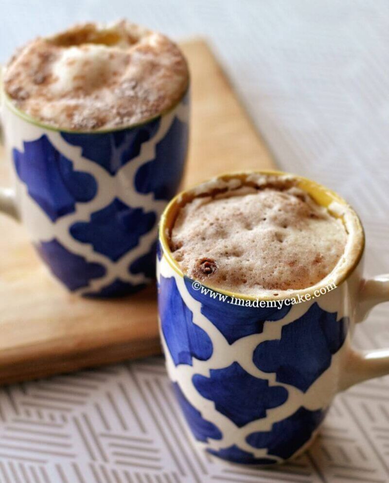 snickerdoodle mug cake for two