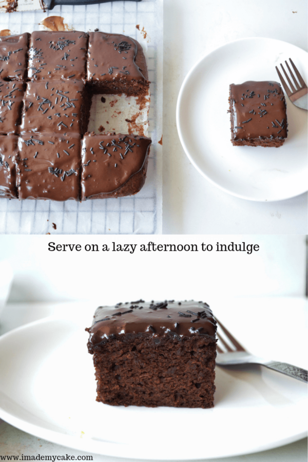 serve the cake
