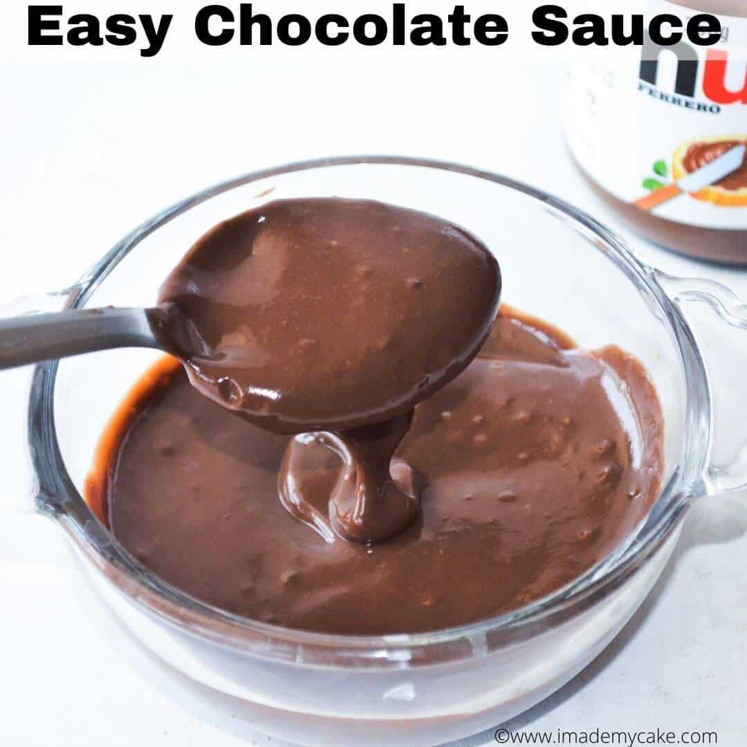 Easy Chocolate Sauce