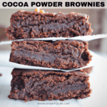 Cocoa Powder Brownies