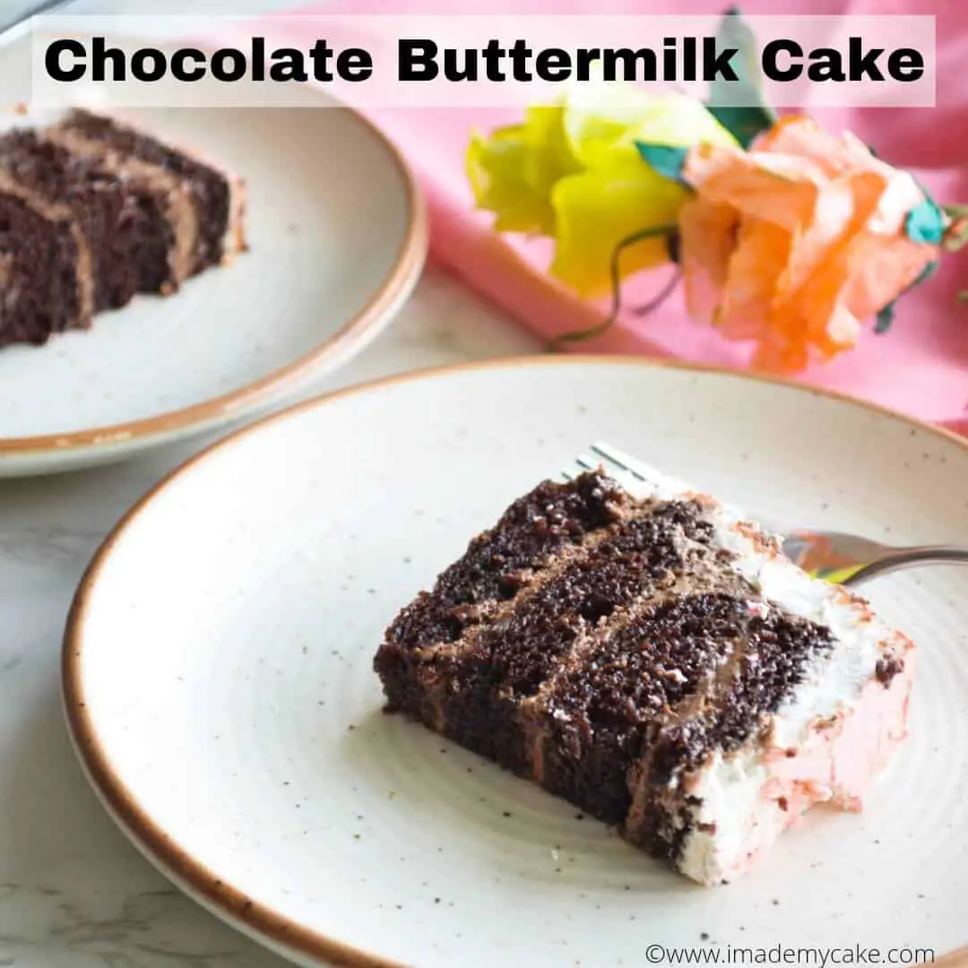 Moist Chocolate Buttermilk Cake