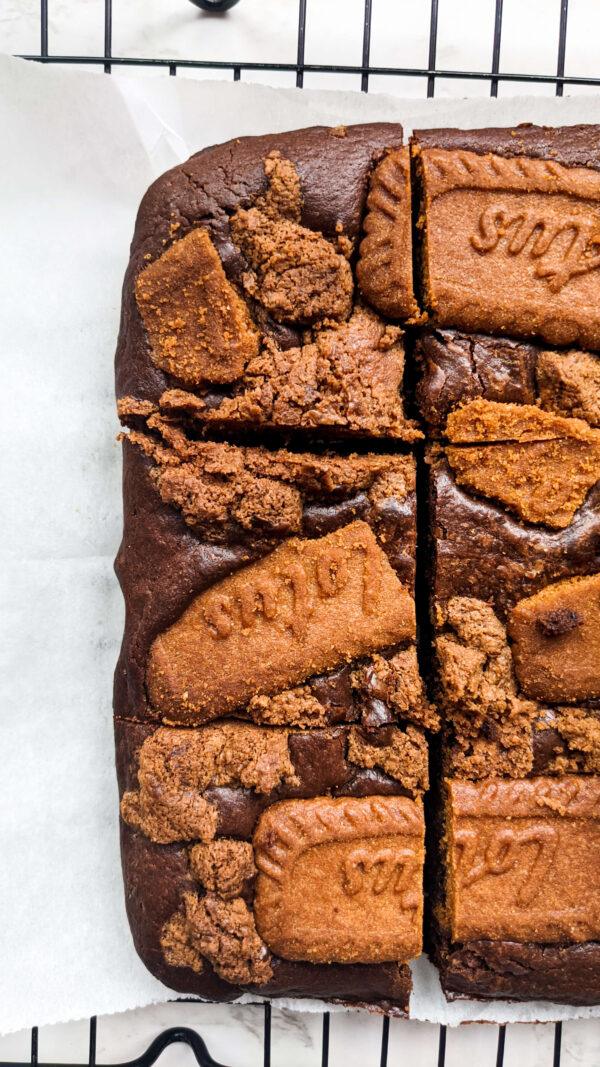 biscoff brownies