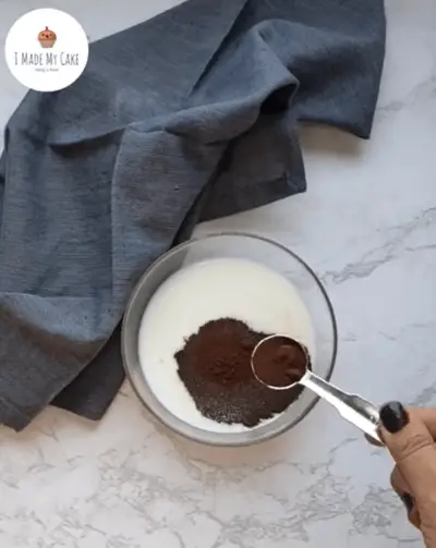 steps to make eggless coffee cake