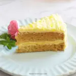 Eggless Lemon Layer Cake