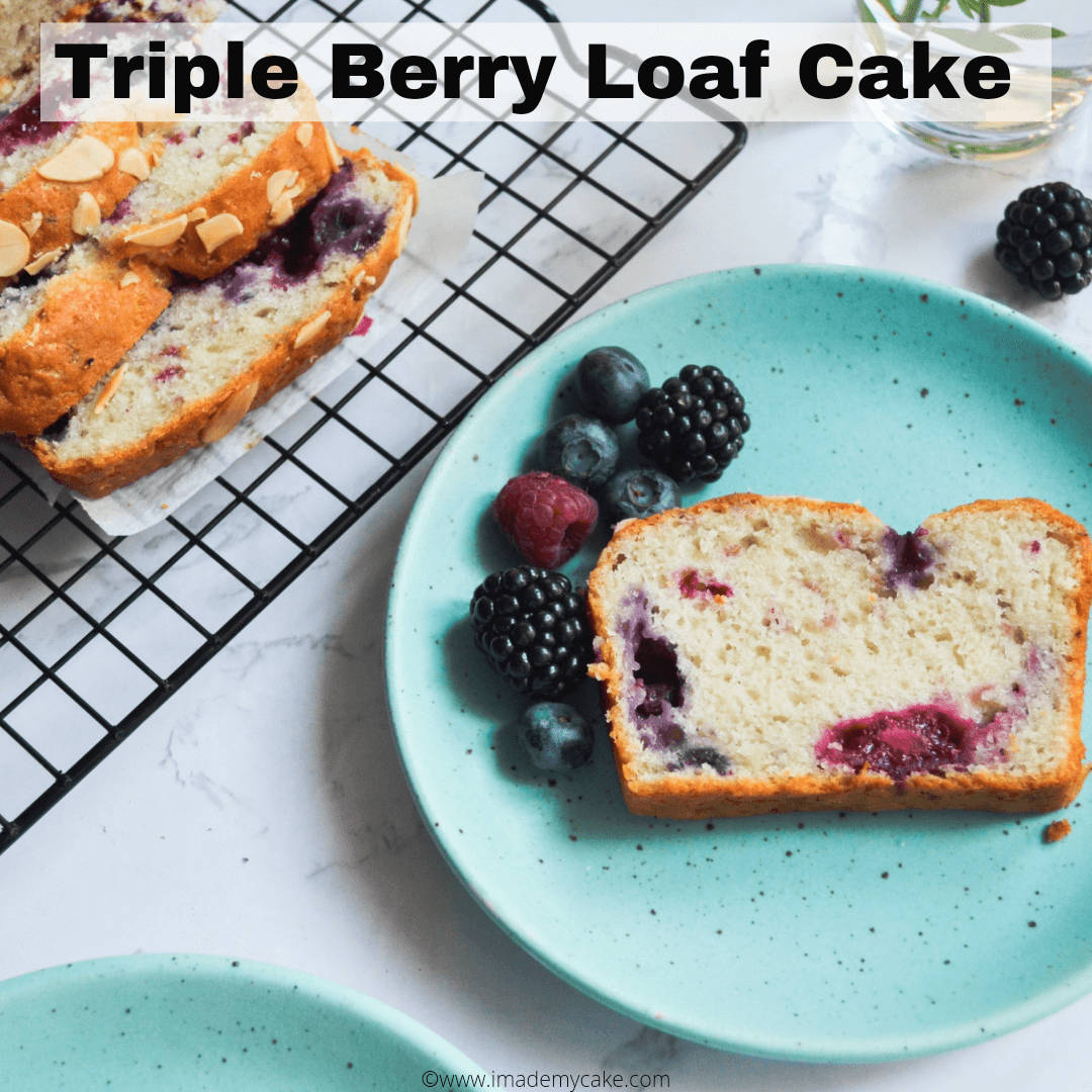 triple berry cake